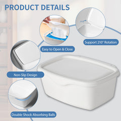 Eiszhjk wipes dispenser non-slip-base offers stable use on busy counters.
