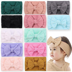 Eitonbu hairband with soft knot bow for newborns and toddlers, comfortable all-day wear