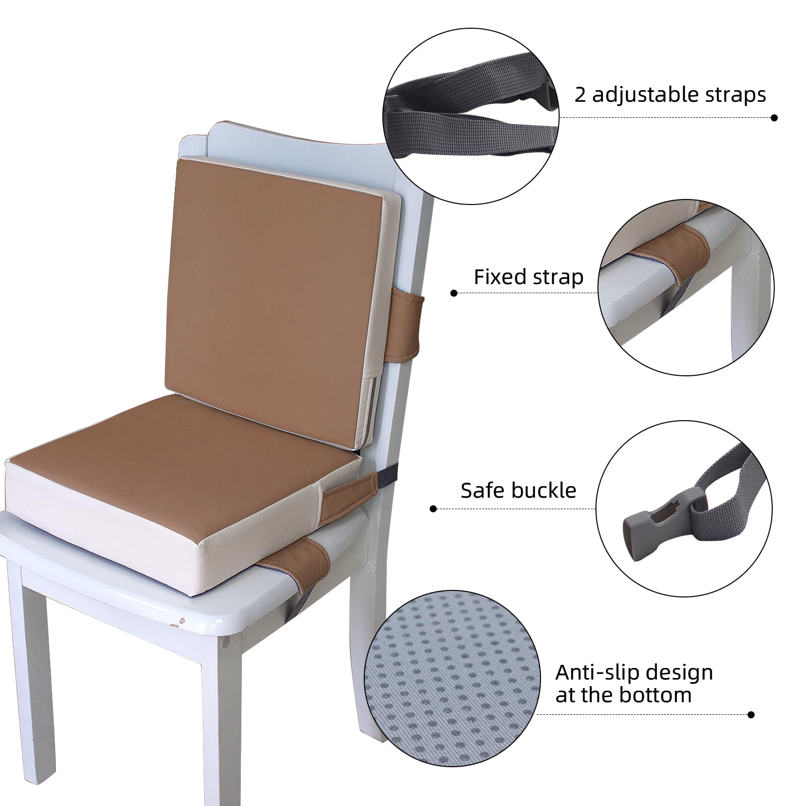 Eiury booster seat compact folding design for storage at home