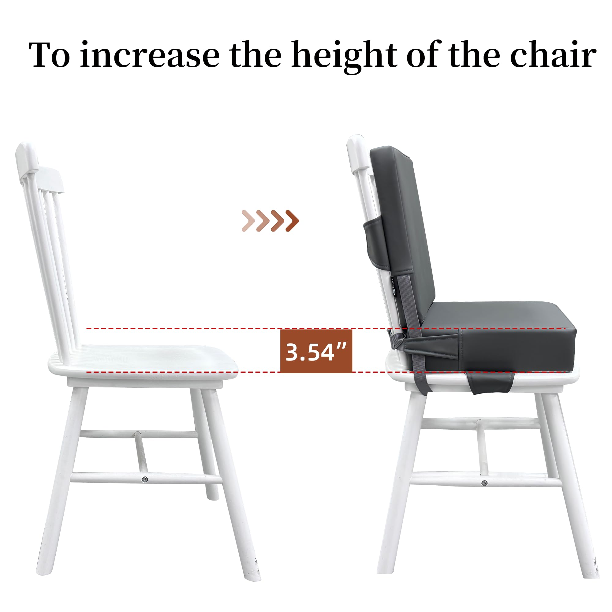 Eiury booster seat portable design ideal for travel and restaurants.