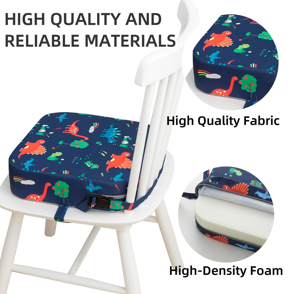 Removable machine-washable cover keeps Eiury booster seat clean