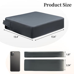 Eiury booster seat surface is waterproof PU leather, easy to wipe clean.