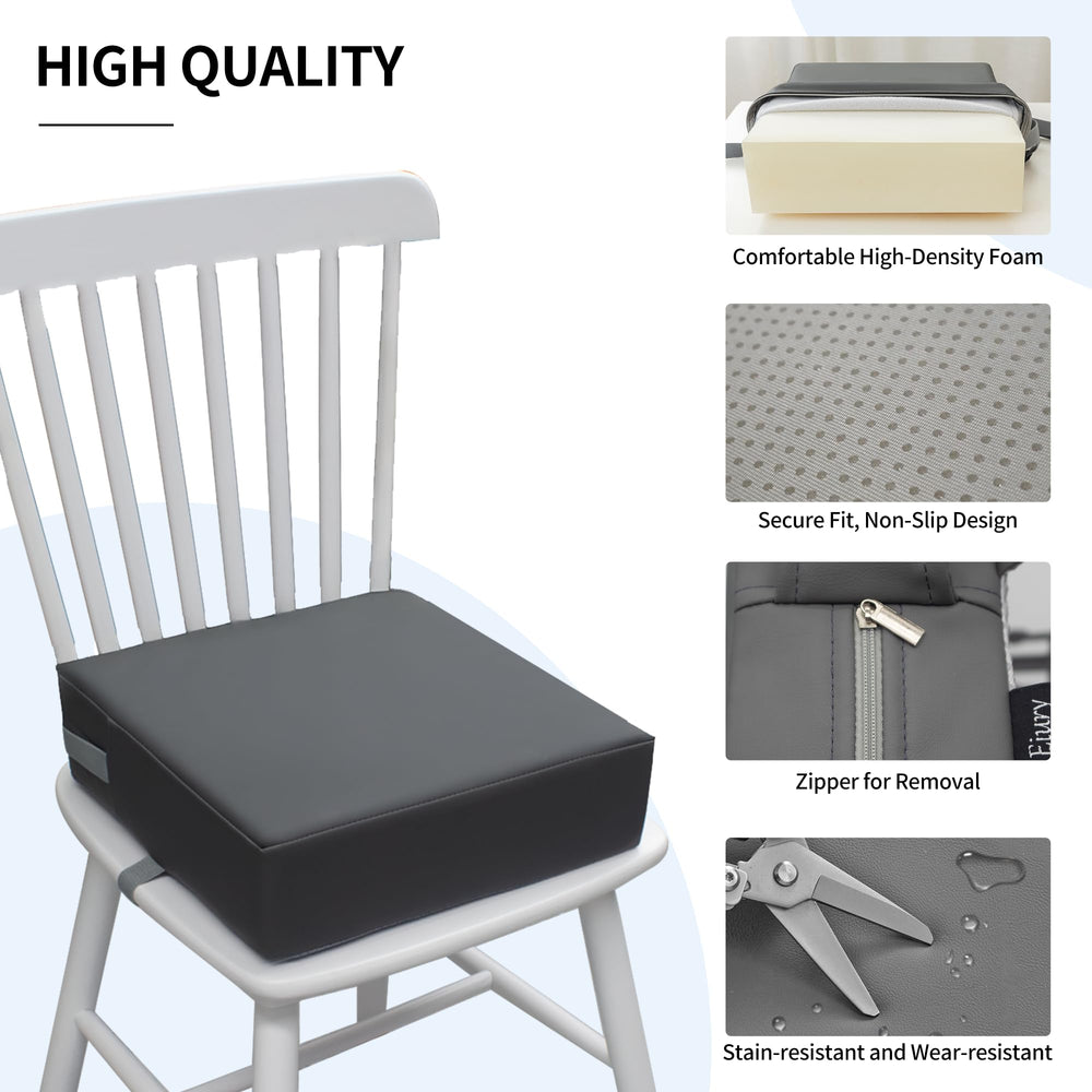 Eiury booster seat non-slip bottom prevents slipping