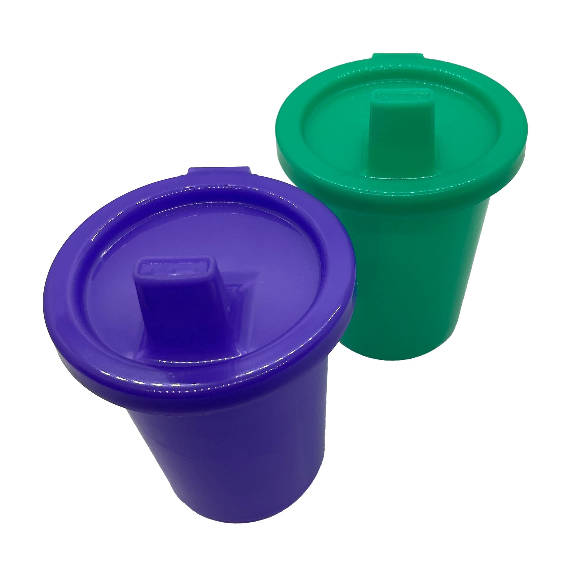 EJA Designs sippy cups stackable design saves cabinet space for busy families