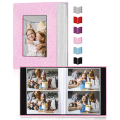 EJBLFE 4x6 album with slide-in pockets keeps photos secure and organized.
