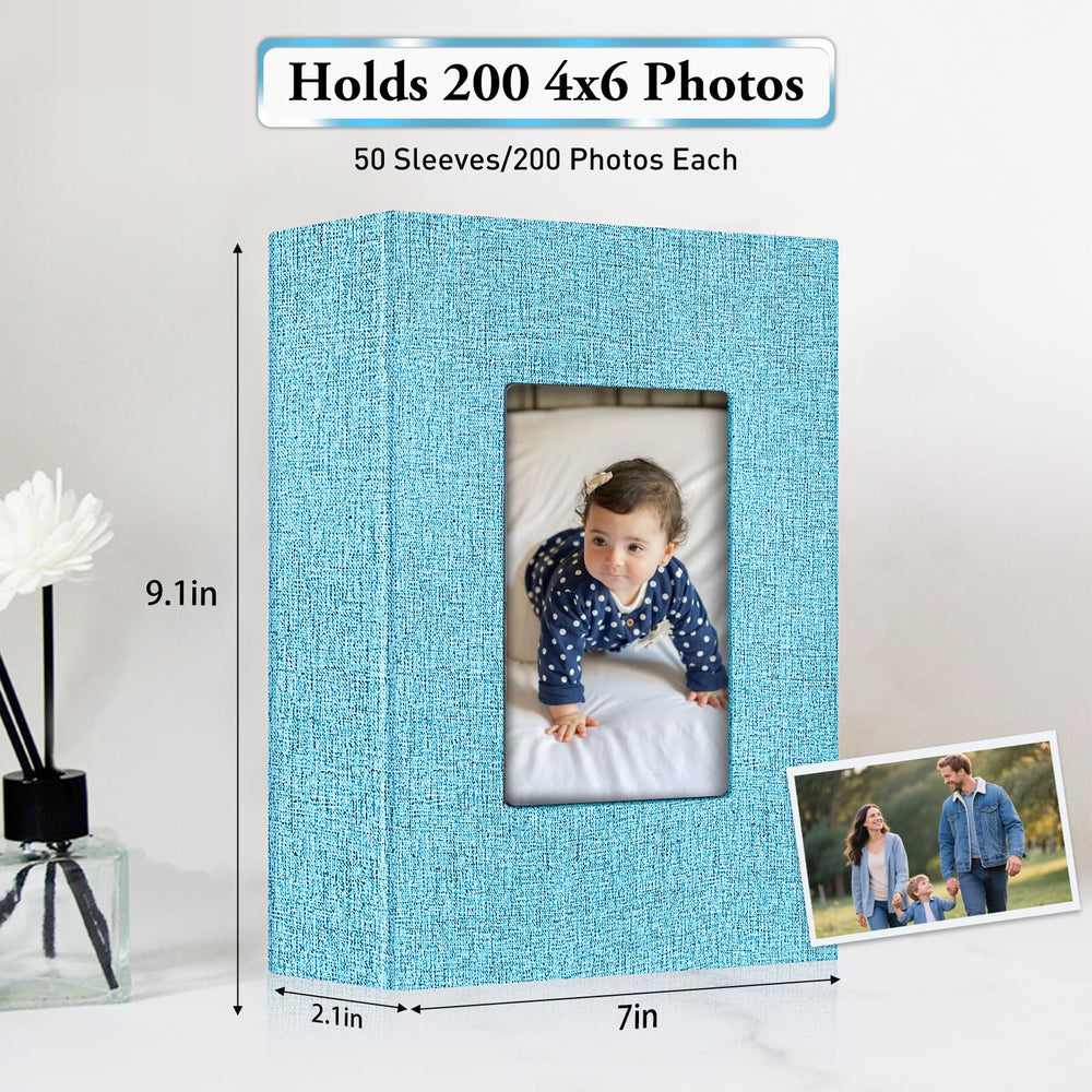 Acid-free, PVC-free pages help preserve memories in EJBLFE album.