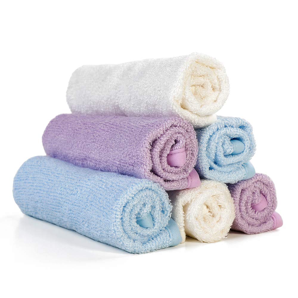 ejoyce baby washcloths in soft bamboo viscose for gentle newborn bathing