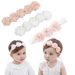 Ejoyous baby headbands set in three colors for everyday wear.