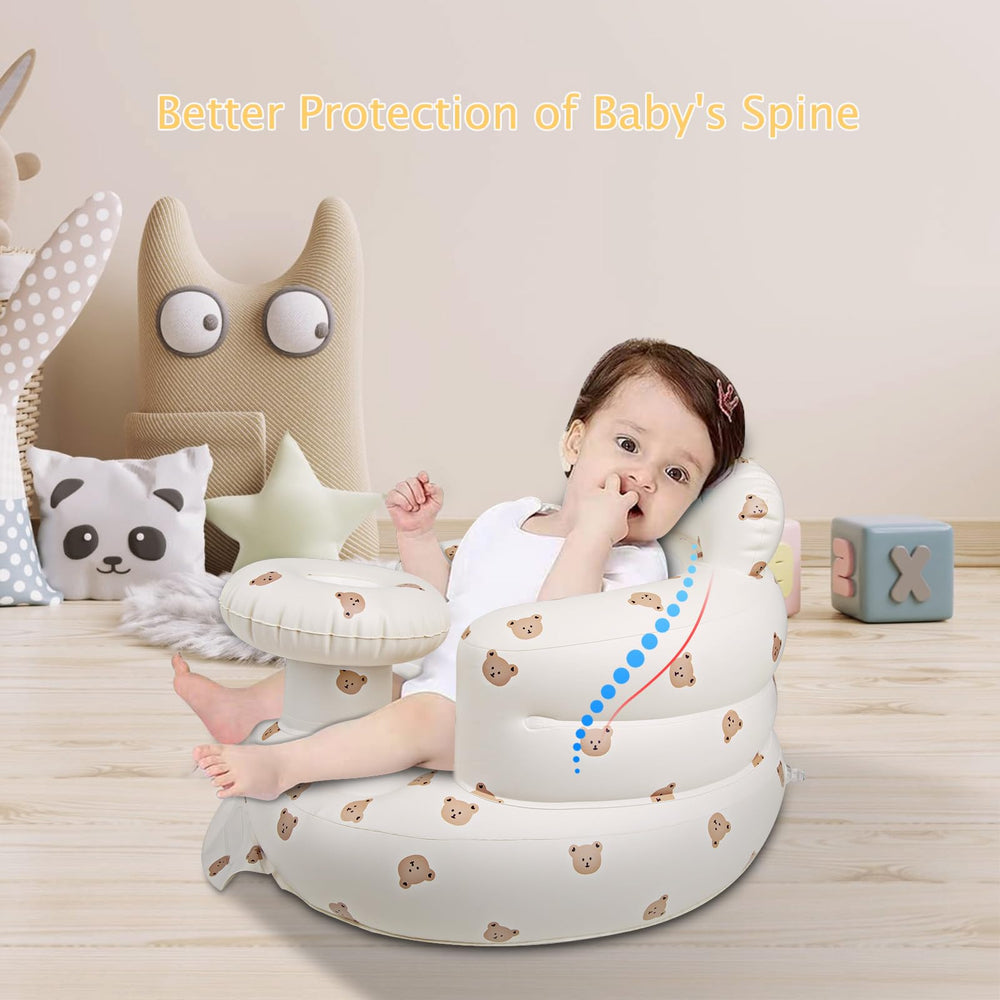 Mealtime setup with EKEPE tray chair for easy feeding.