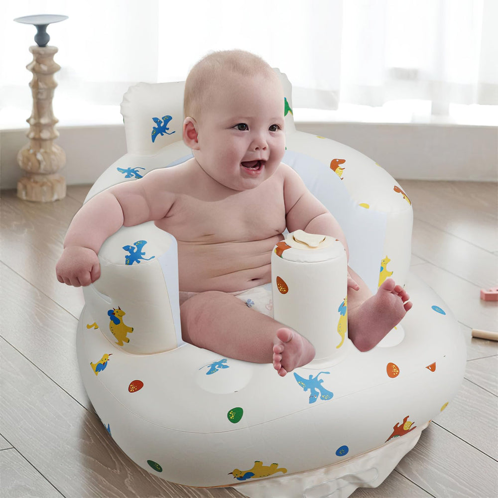 EKEPE dinosaur inflatable baby seat ideal for indoor play and outdoor adventures