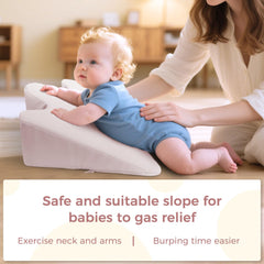 EKEPE tummy time mat elevated head design for engaging baby