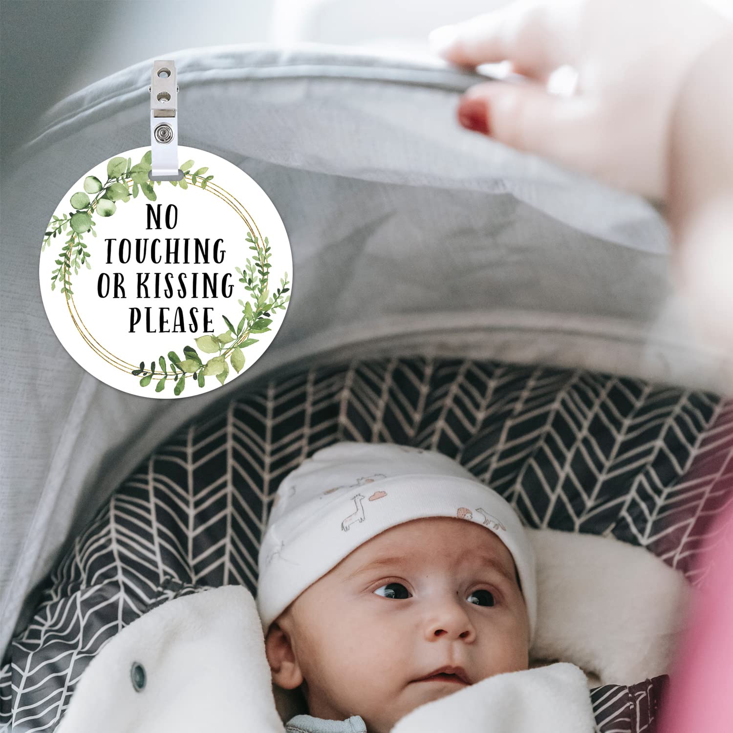 EKSPLODI Don't Touch Baby Sign waterproof and durable for outdoor use