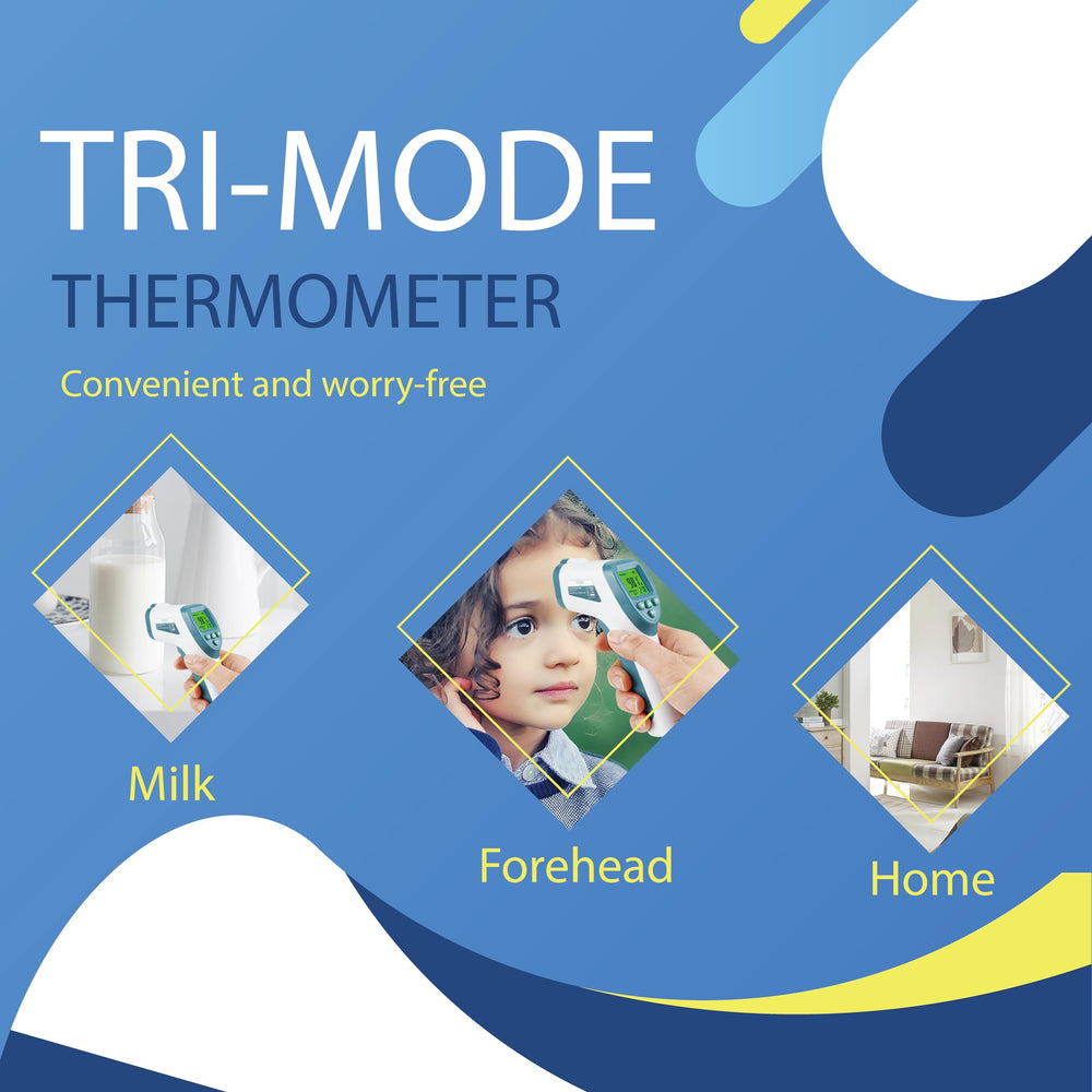 Elate Forehead Thermometer hygienic no-touch design for infants and kids.