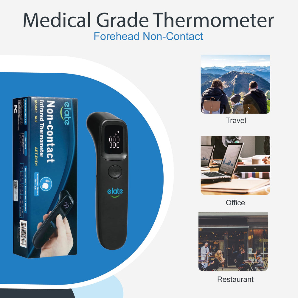 Elate hygienic design thermometer with touch-free use for clean routines.