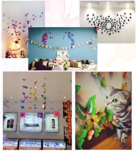 ElecMotive butterfly wall decal DIY assembly offers flexible decorating options