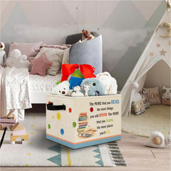 Elefeltclave bookish gifts storage bin ideal for book lovers and classrooms