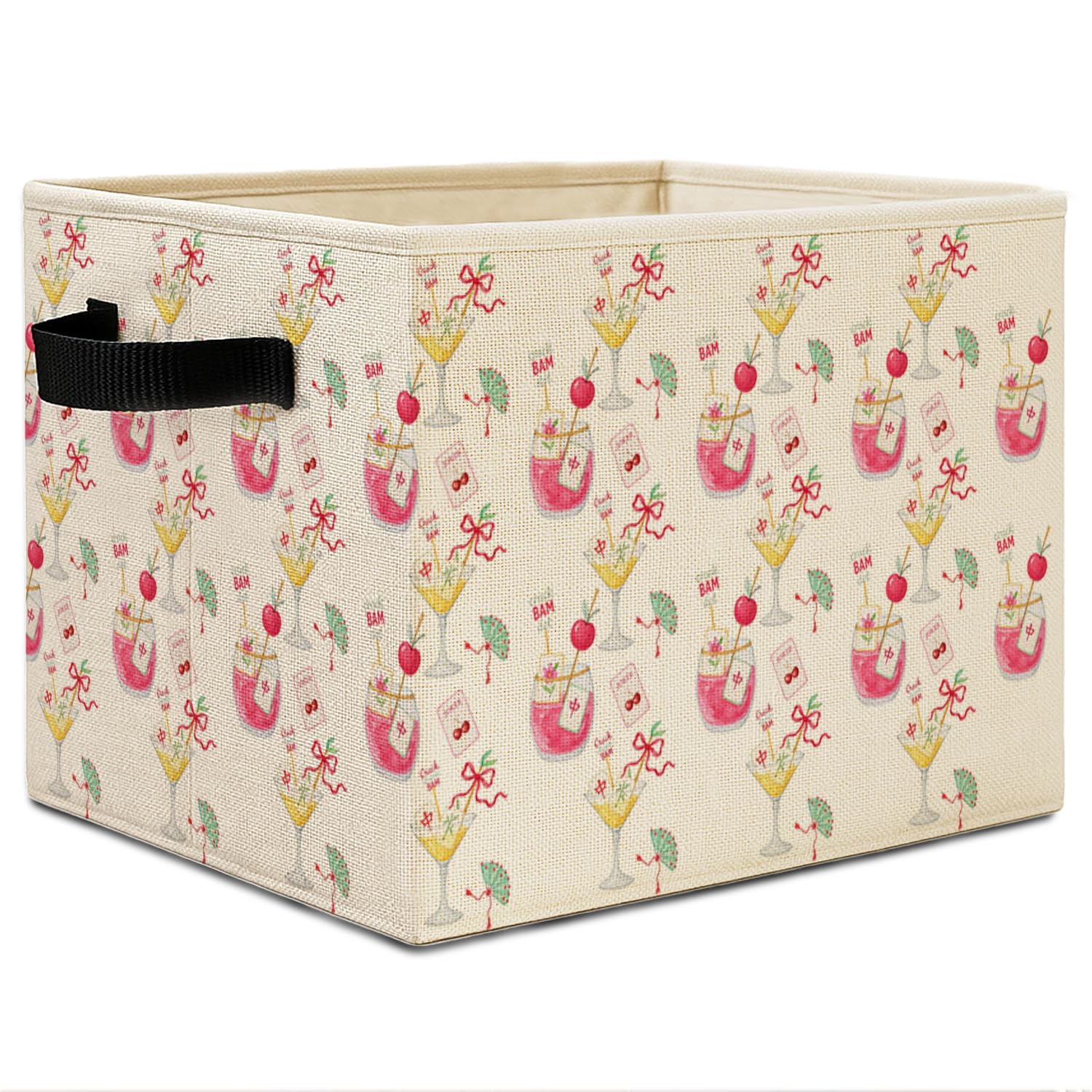 Elefeltclave Mahjong cocktail bin, open view, ideal for quick-access storage.