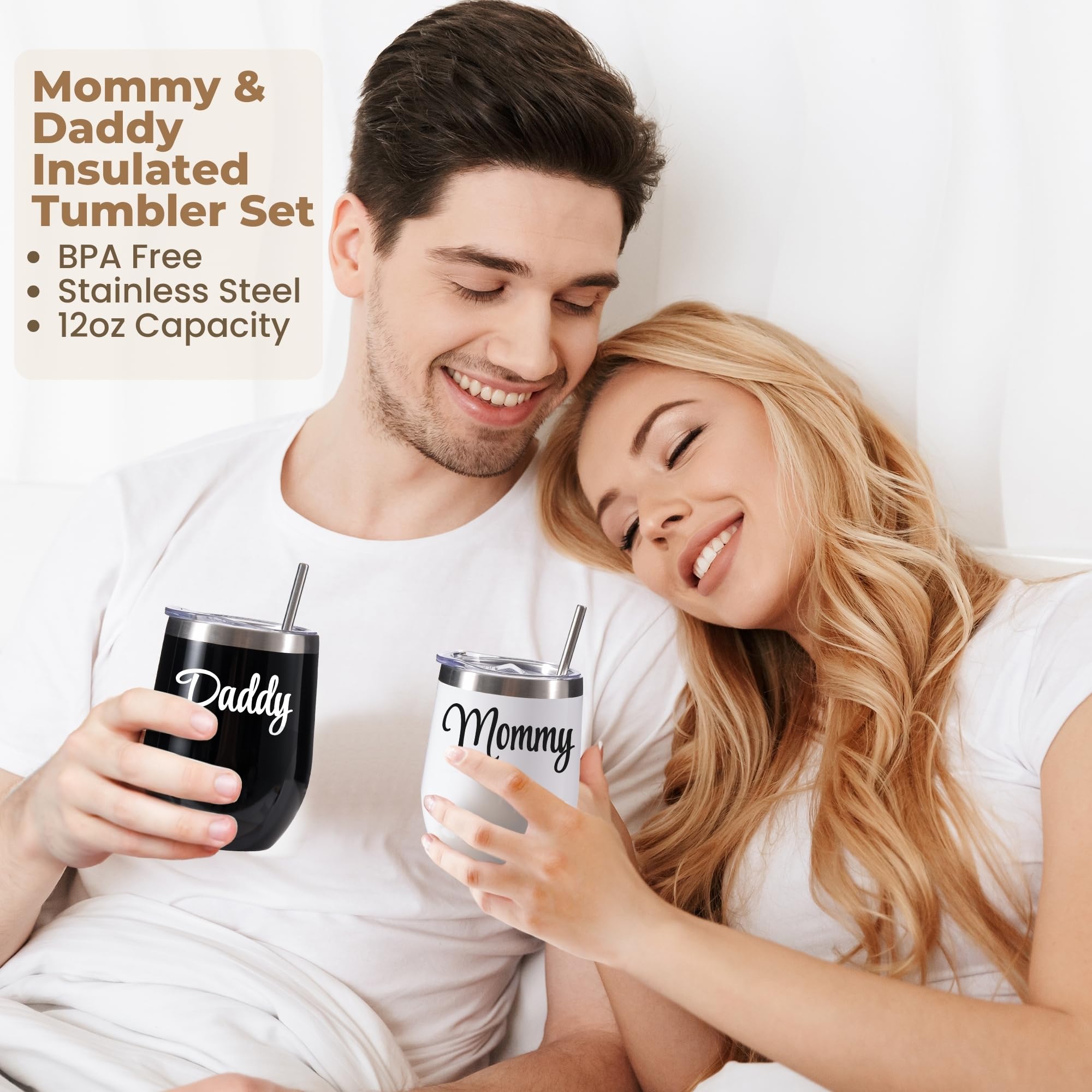 ELEMENU new parents tumbler mugs for hot drinks on the go