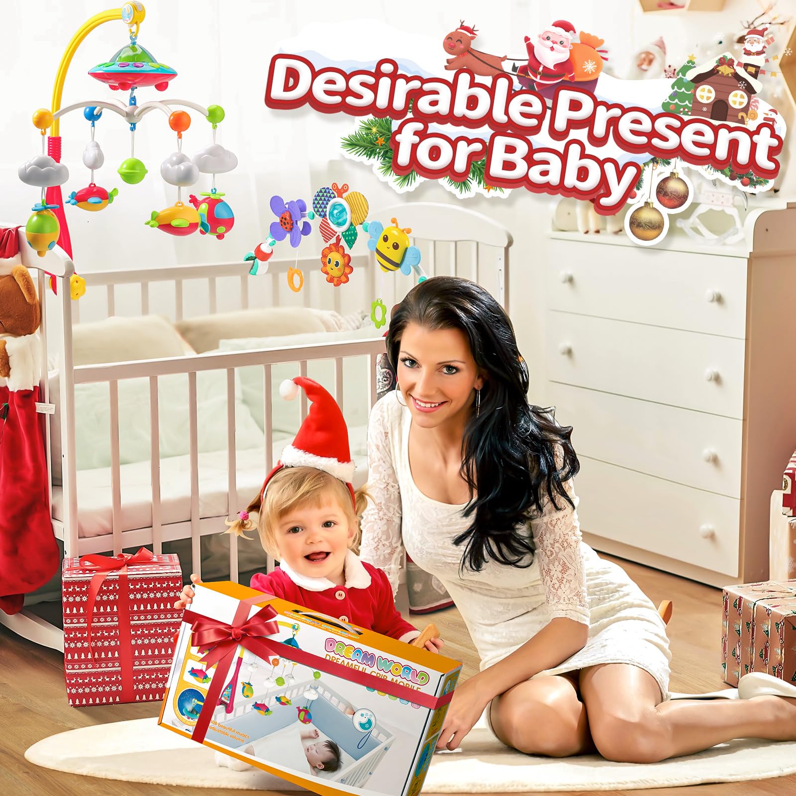 Elf Lab crib attachment clamps securely to most cribs
