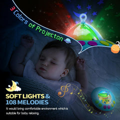 Elf Lab remote-controlled baby mobile for easy night adjustments