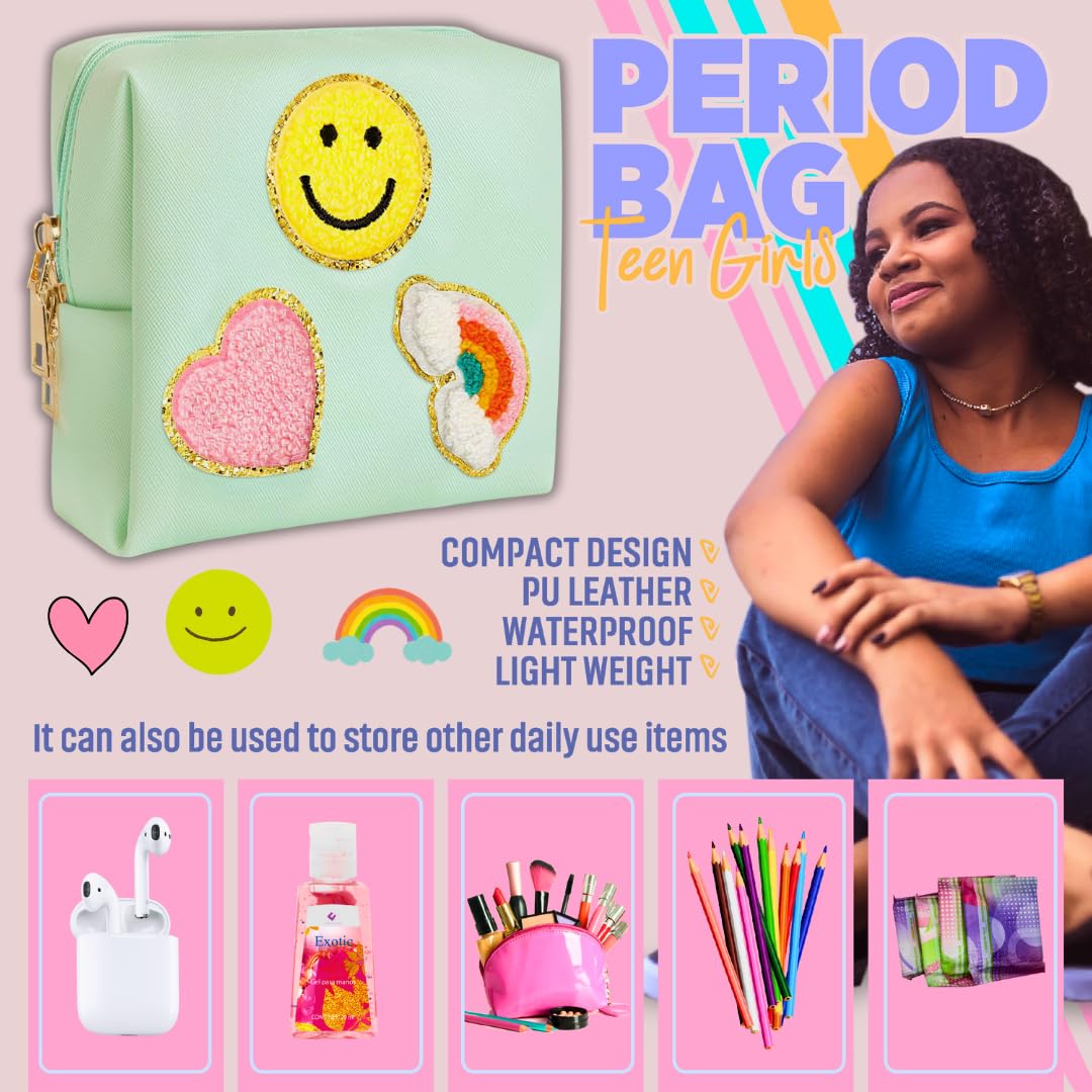 ELI&VAL PH-balanced body wipes included for fresh period care.