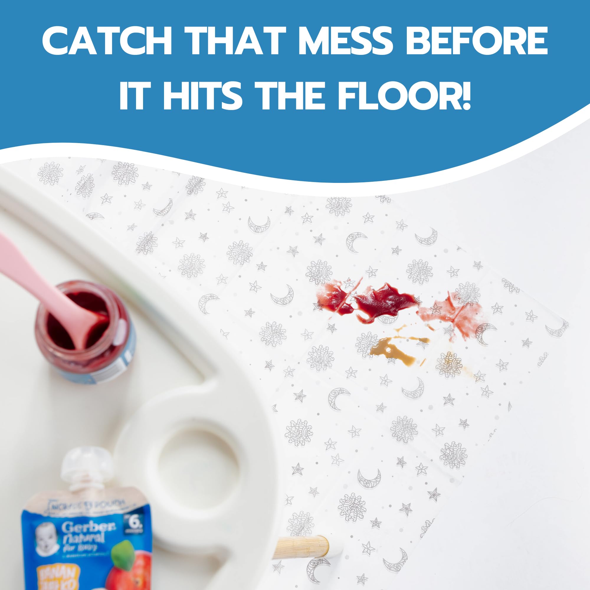 Eli with Love floor protection splat mats safeguard floors and furniture.