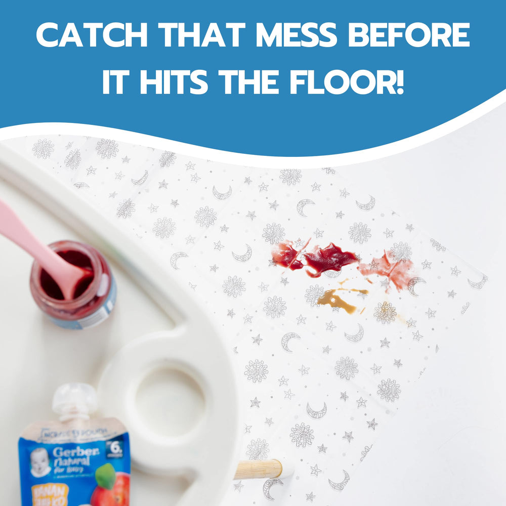 Eli with Love floor protection splat mats safeguard floors and furniture.