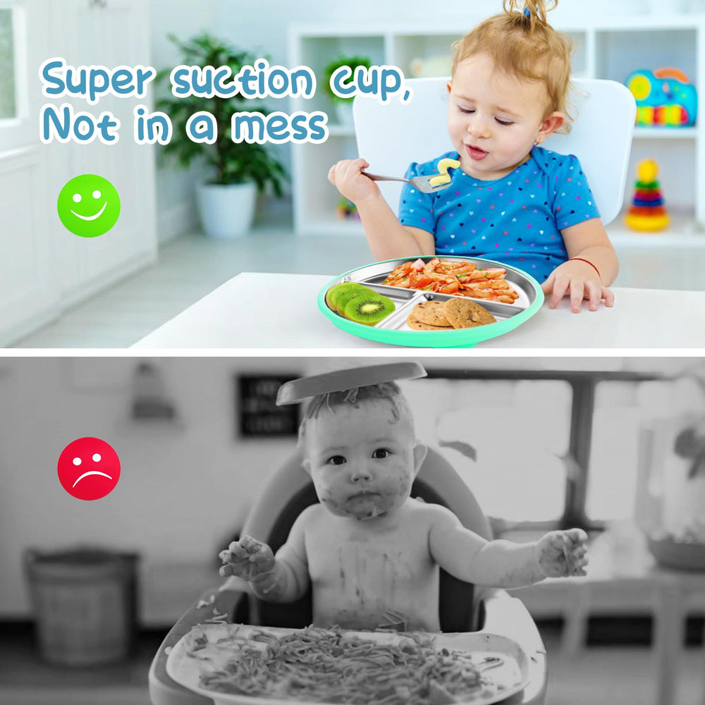 Eliluoni dishwasher-safe plates stay shiny and scratch-resistant after many uses.