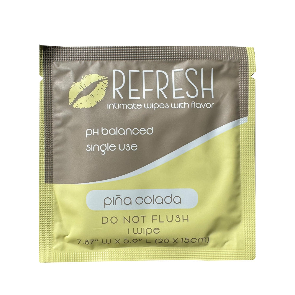 ELITE ATHLETICS pina colada wipes close-up showing soft texture