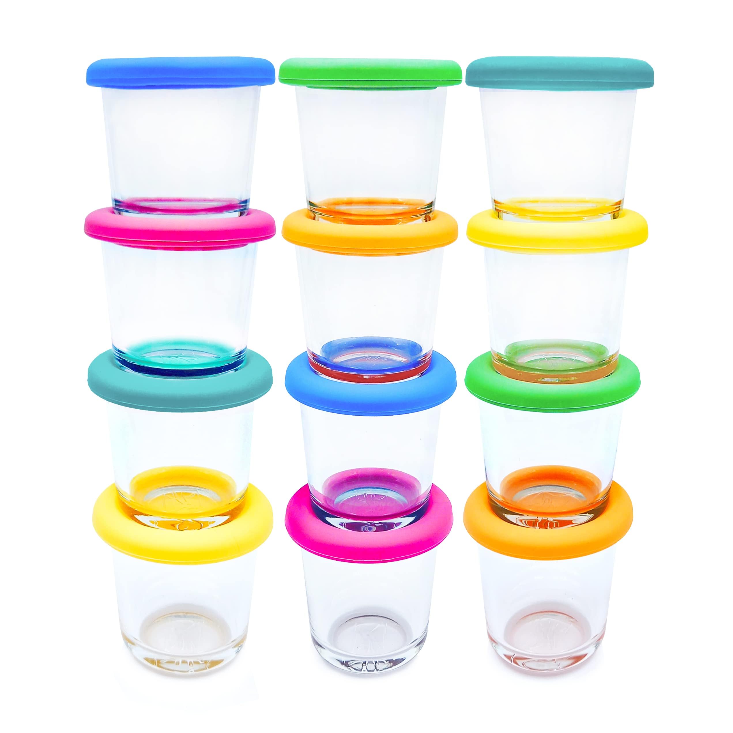 Elk and Friends 4oz borosilicate jar with durable glass for safe reheating.