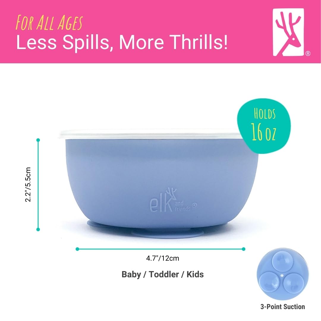 Elk and Friends baby snack bowls ideal for growing toddlers