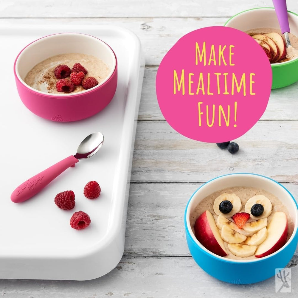 Elk and Friends bowls provide kid friendly dinnerware for growing families.
