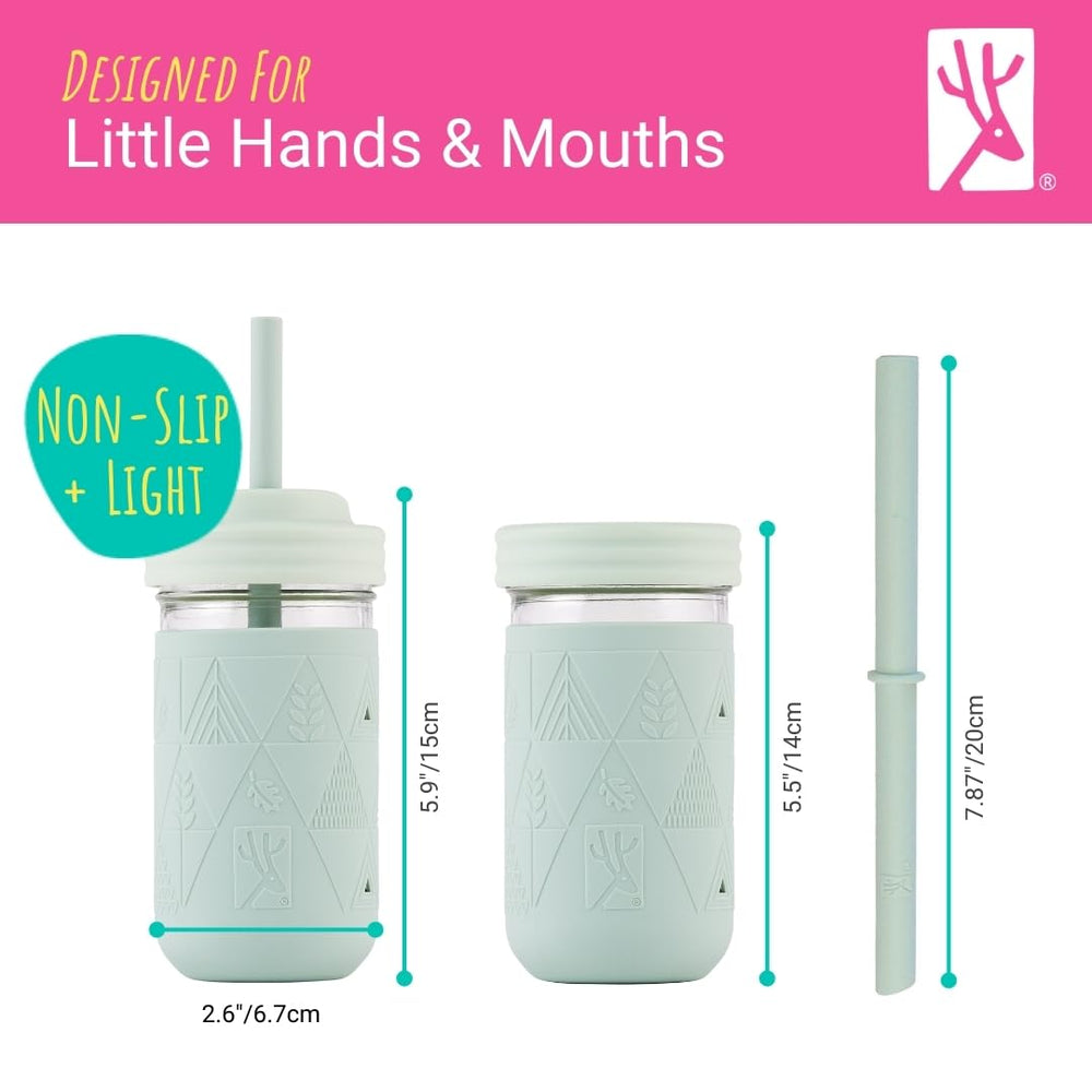 Elk and Friends jars are dishwasher safe with sleeves in place for easy cleaning.