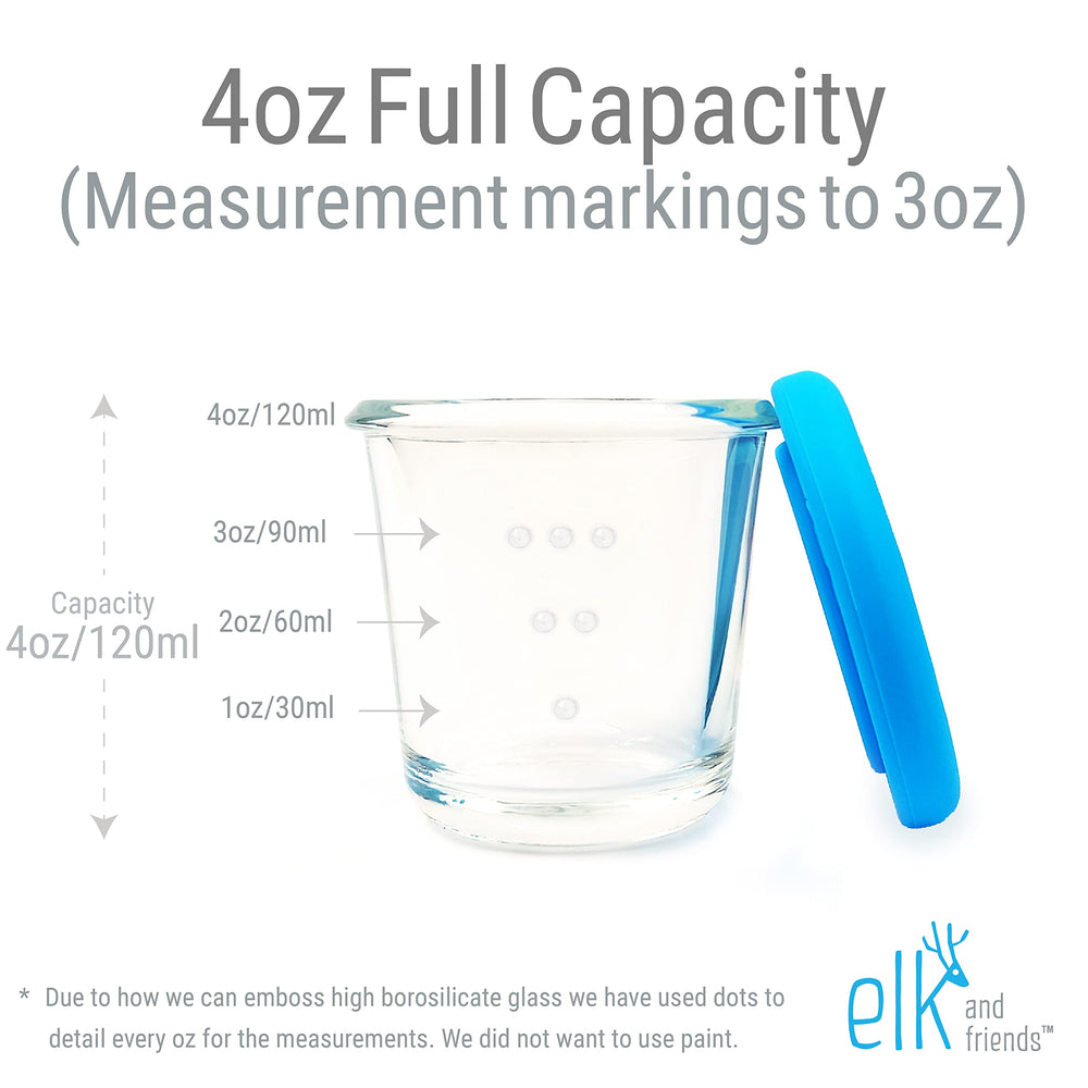 Elk and Friends dishwasher-safe jars simplify cleanup after meals.