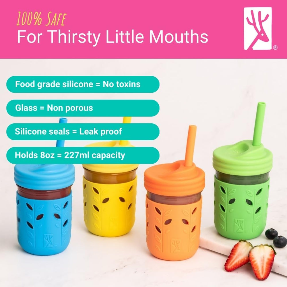 Elk and Friends spout lid and storage lid for versatile on-the-go sipping.