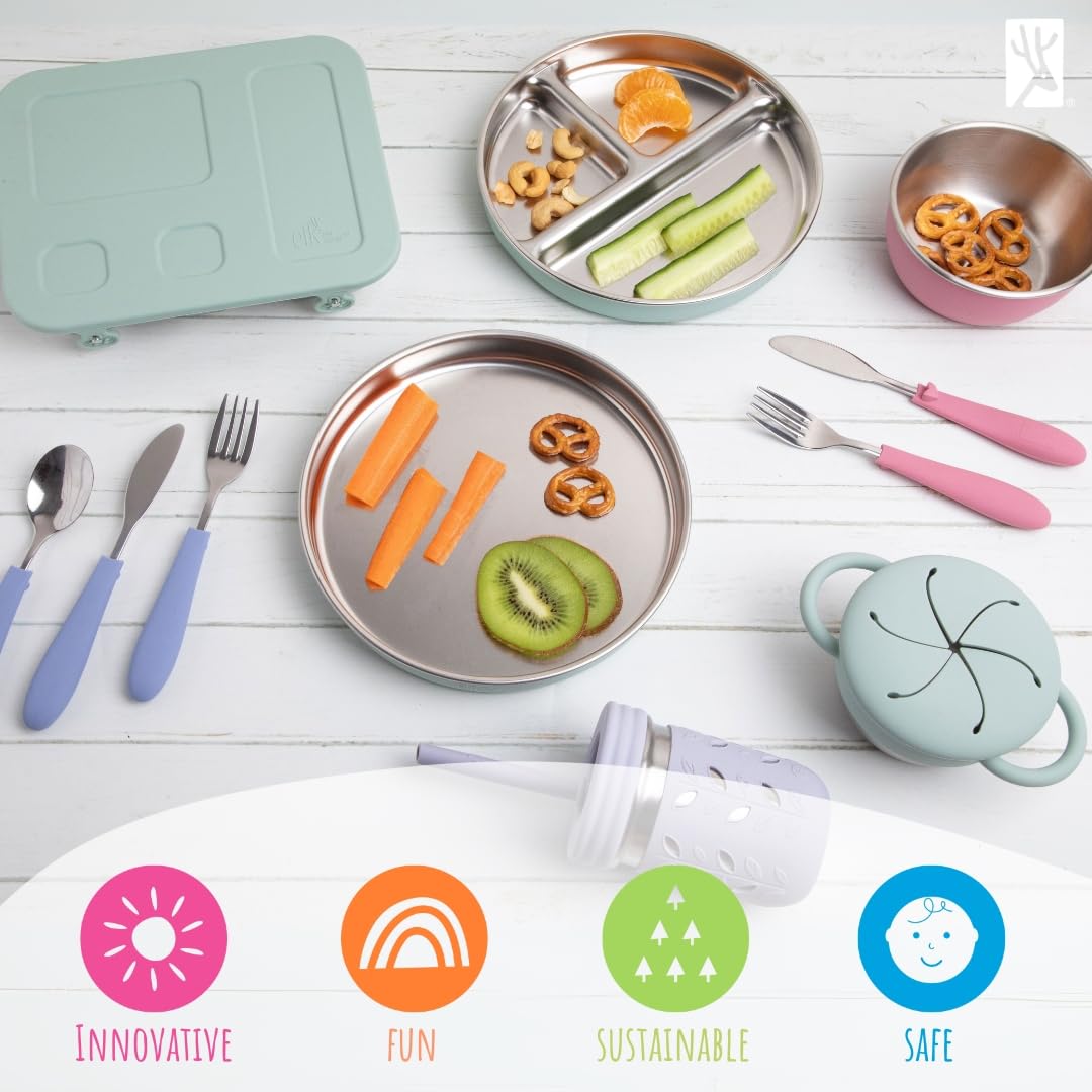 Elk and Friends 4-pack is ideal for home and travel meals.