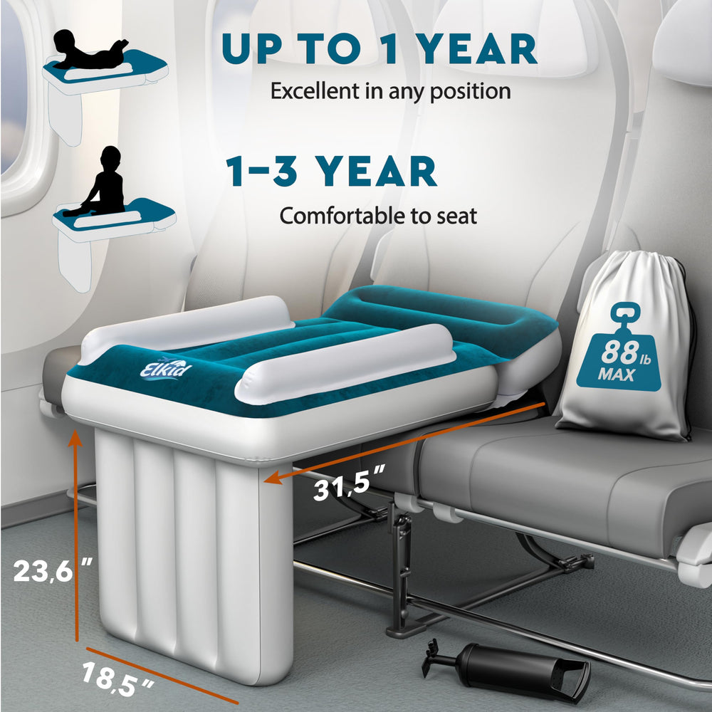 Elkid Toddler Airplane Bed high side walls offer added safety