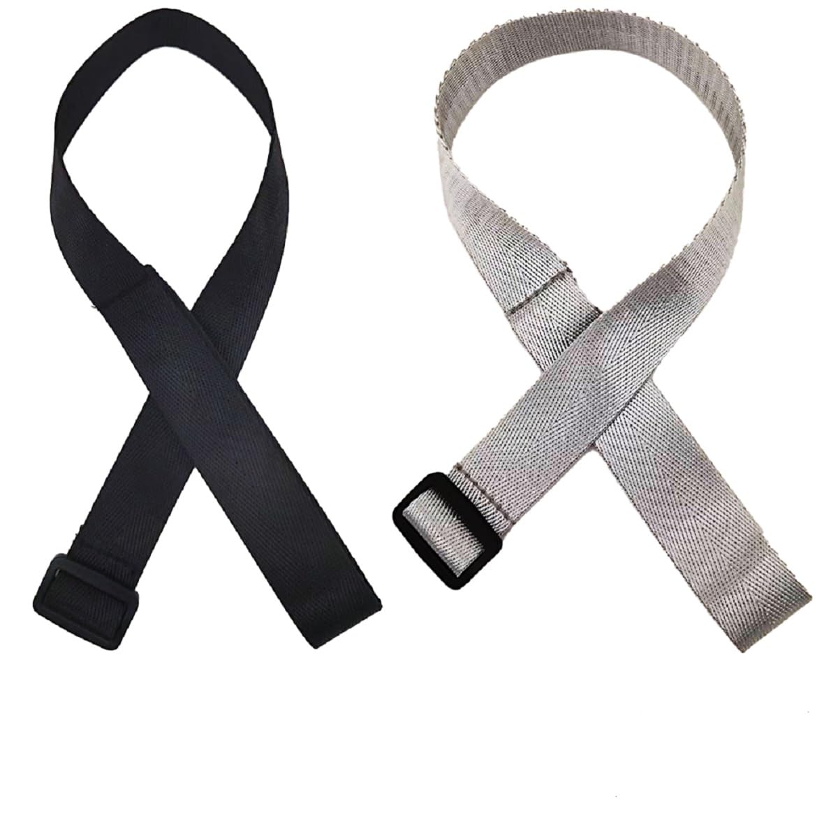 ELLENTAE stroller wrist strap secured to a handle, enabling hands-free control.