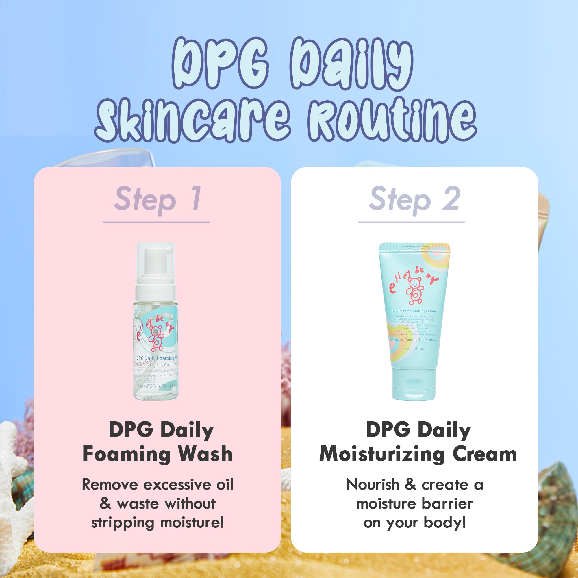 Hypoallergenic formula label signaling sensitive-skin friendly care.