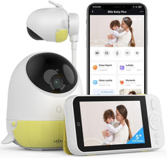 Ellie Baby Pro 5-inch monitor with crisp display for quick room checks.