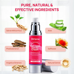 Elrisme Estriol intimate area application demonstrates discreet, comfortable use.