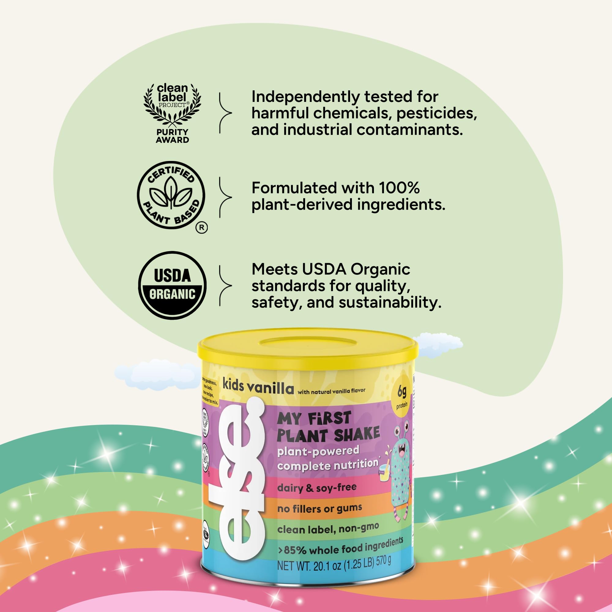 Else Nutrition resealable bag; easy storage for busy families.