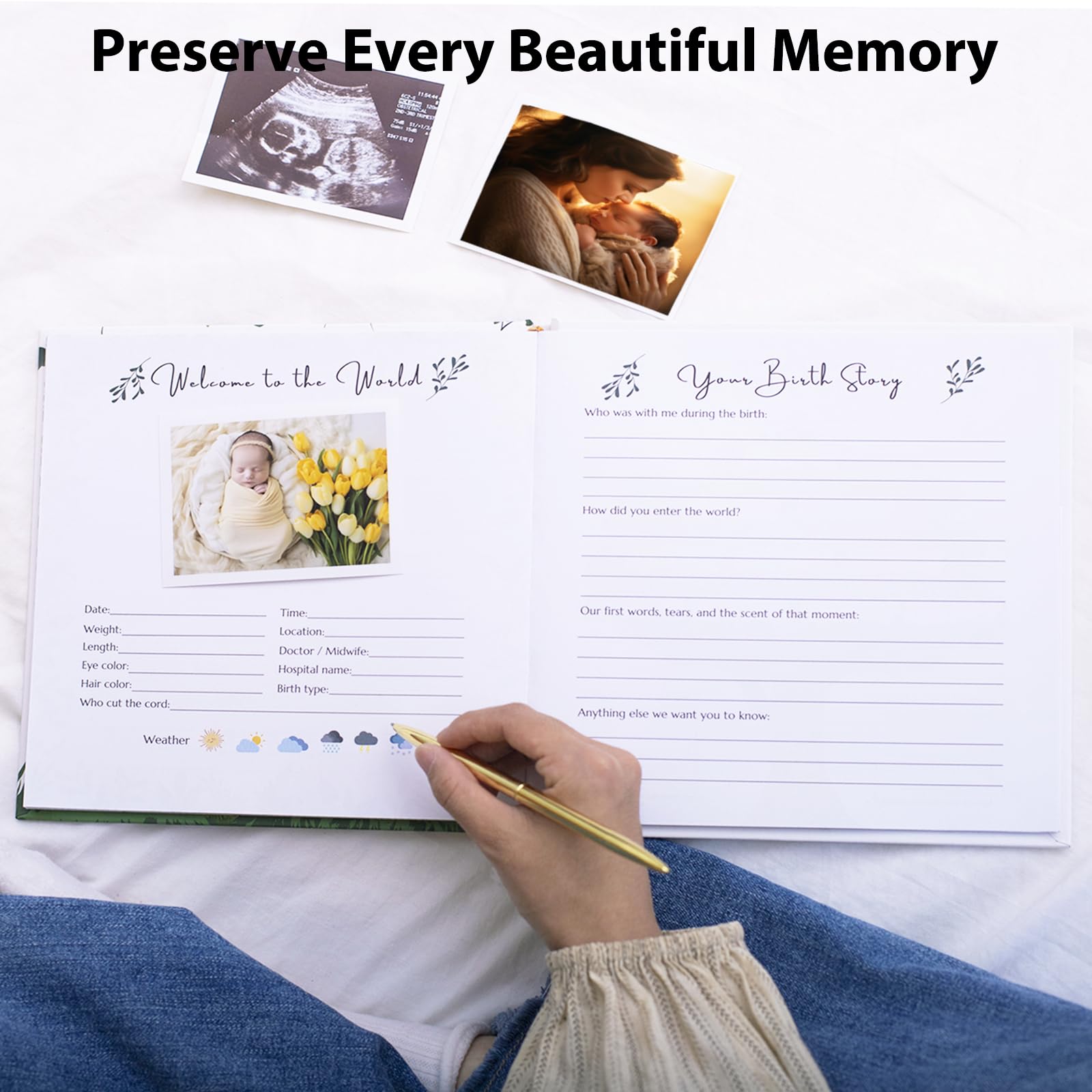ELSTCAL baby shower planner and prompts for celebrations planning