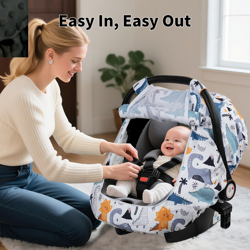 Elstey anti-kick design shields baby from sun and wind