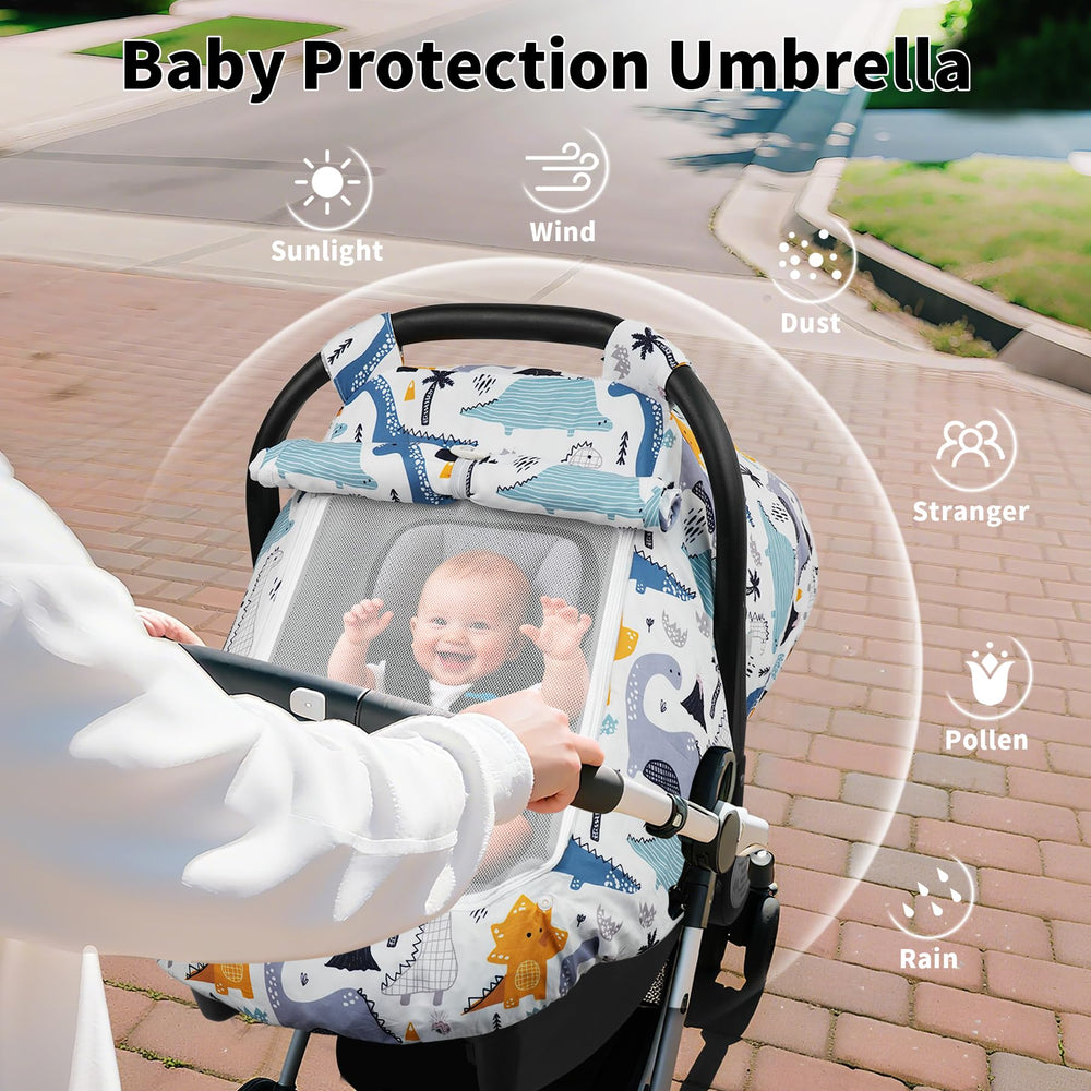 Elstey gift-ready canopy with nursery patterns ideal for new parents