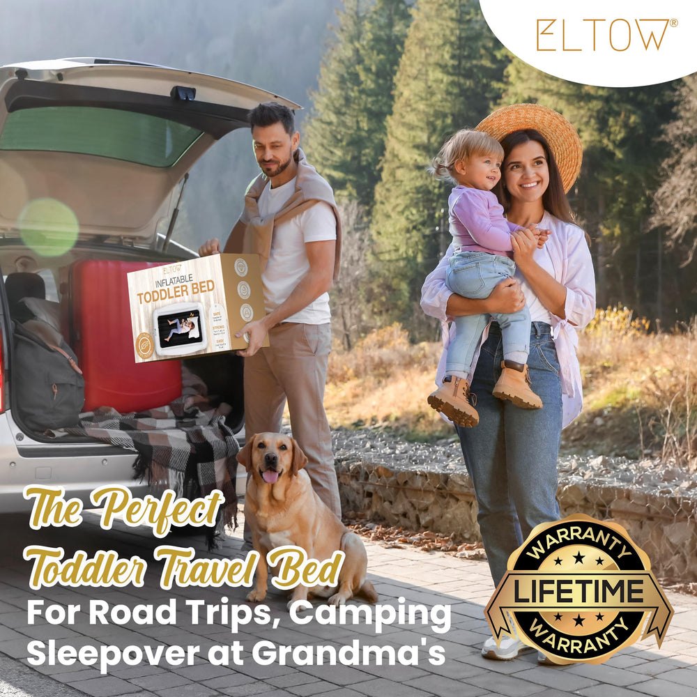 ELTOW carry bag for travel stores bed and pump neatly