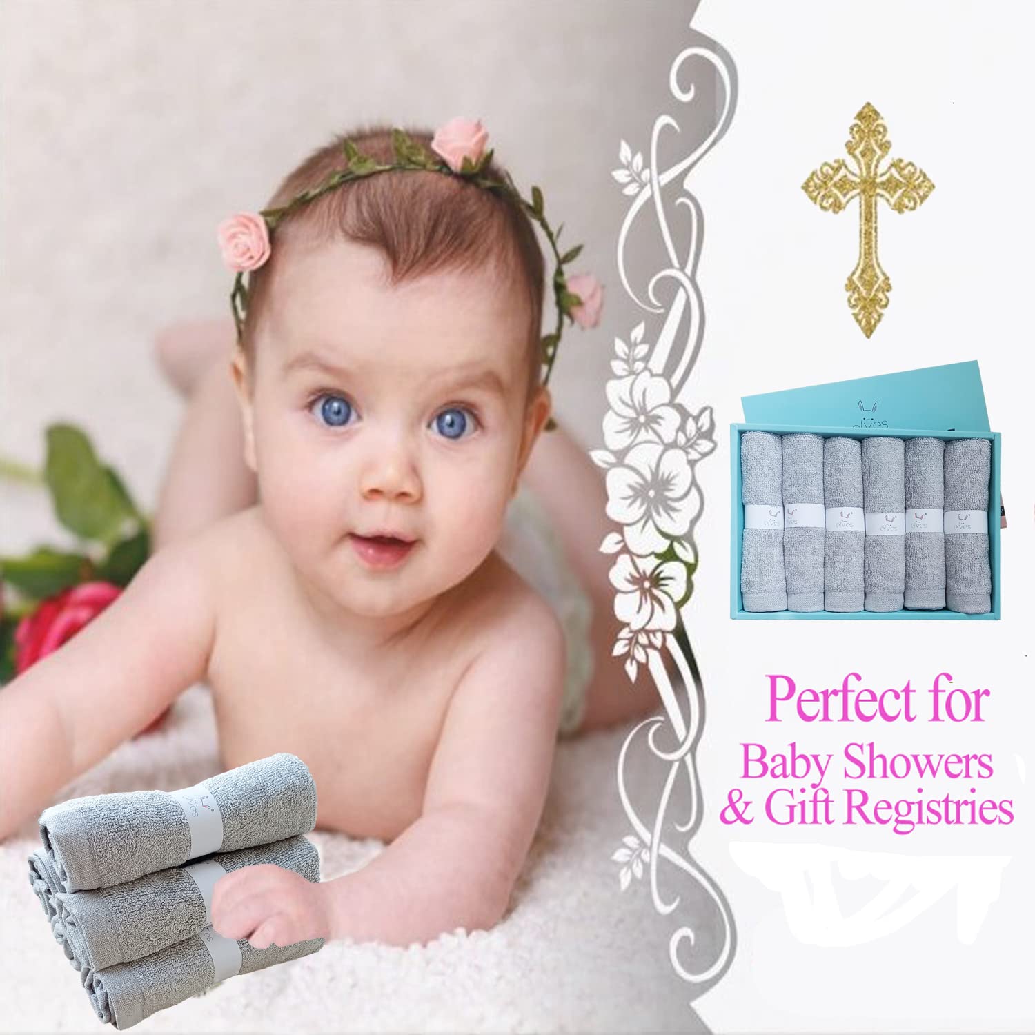 Elves bamboo viscose face cloth demonstrates high absorbency for quick bath drying