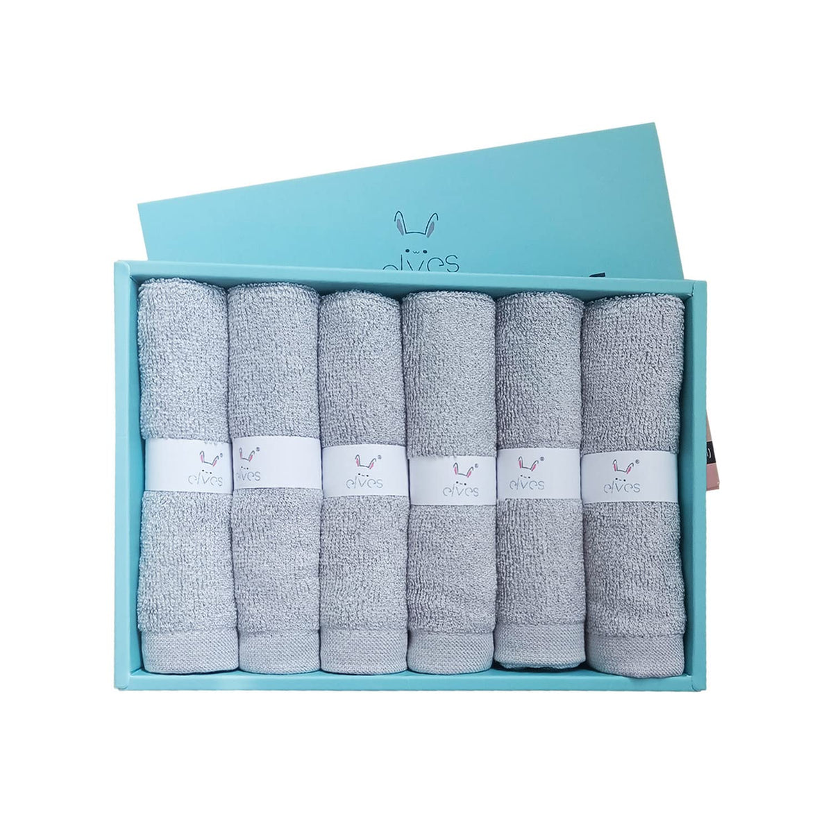 Elves bamboo viscose face cloth showing soft texture for delicate baby skin