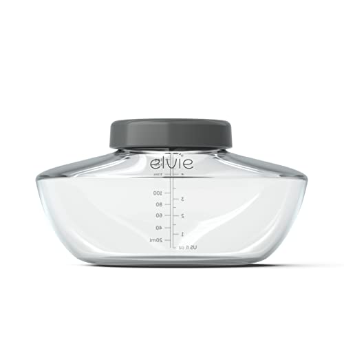 Elvie BPA-free Eastman Tritan plastic bottles provide durable, clear material.