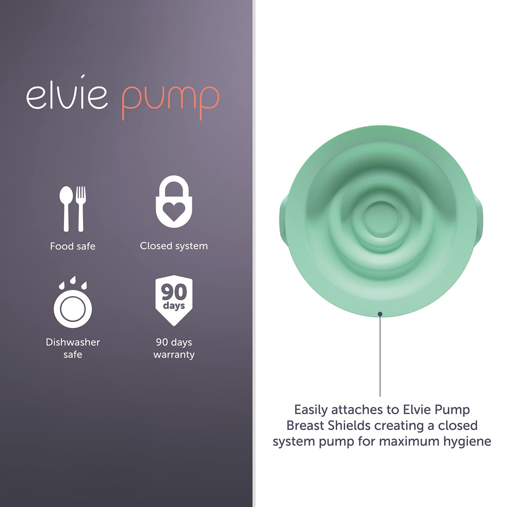 Elvie Breast Pump Seals packaging displays the 2-pack for convenient replacement.